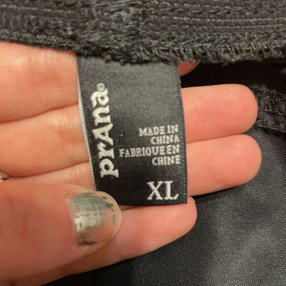 prAna Men’s Mojo Shorts Black Lightweight XL Beach Yoga Hiking Outdoor UPF 50+ - Picture 11 of 14